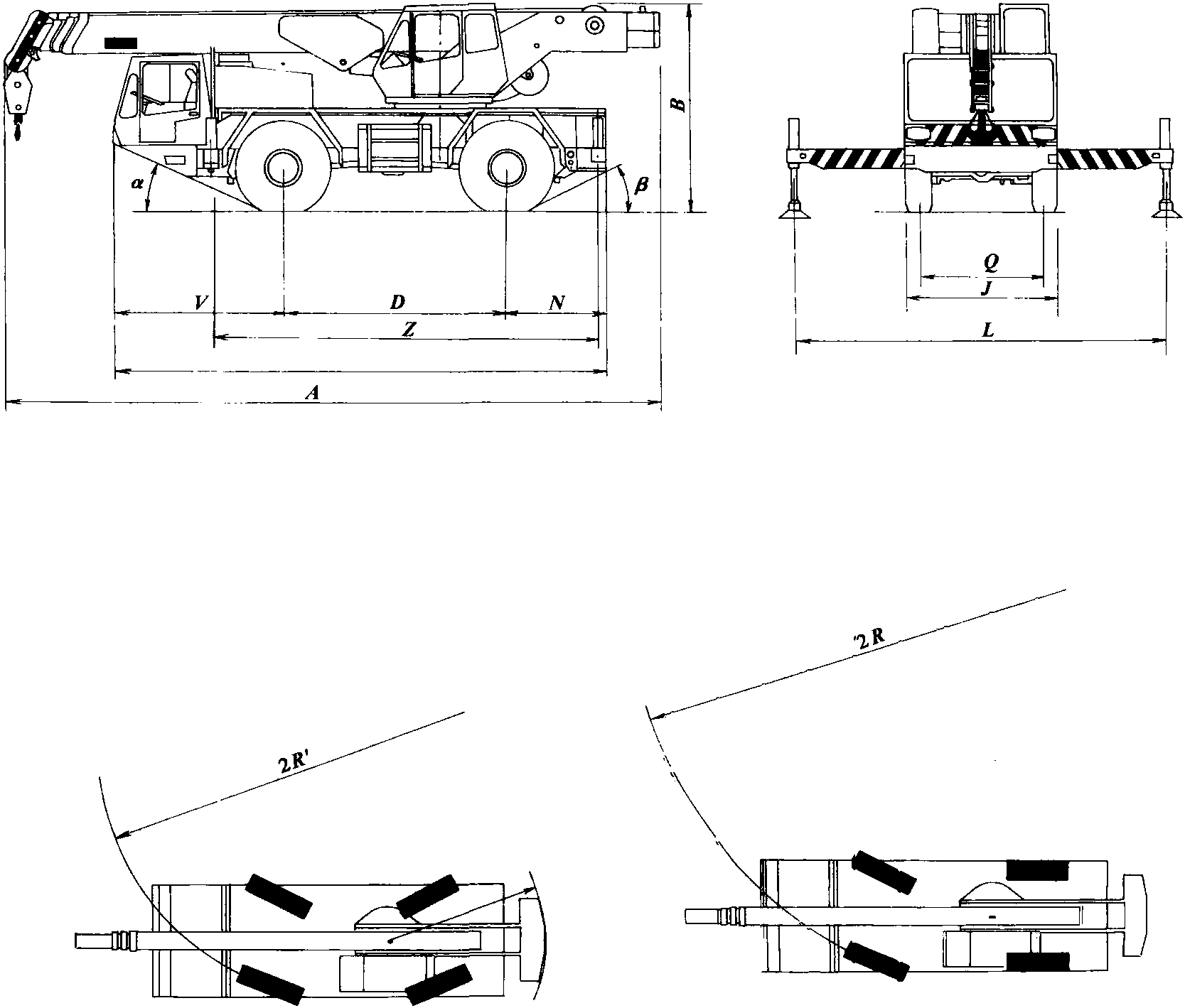 3.1.3 越野輪胎起重機(jī)